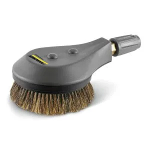 Rotating washing brush natural fiber bristles, for EASY!Lock (optional)