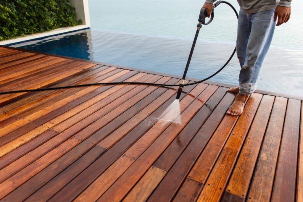 deck pressure washing