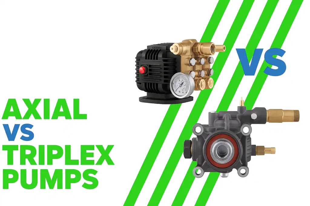 Comparison of Axial and Triplex Pressure Washer Pumps