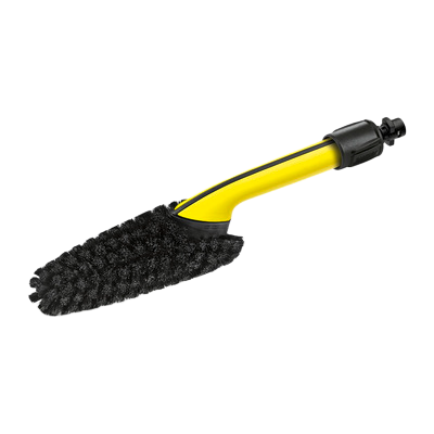 Wheel washing brush
