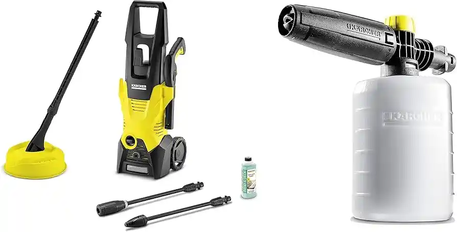 How to use a soap dispenser attachment on a pressure washer for effective cleaning