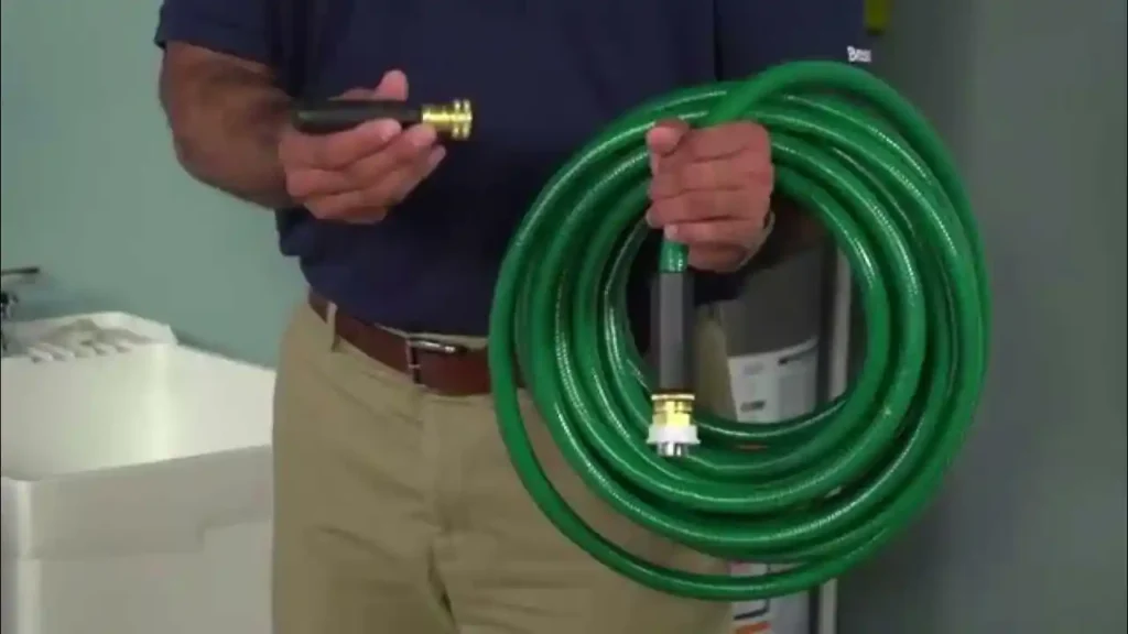 Fixing a power washer hose with leak repair