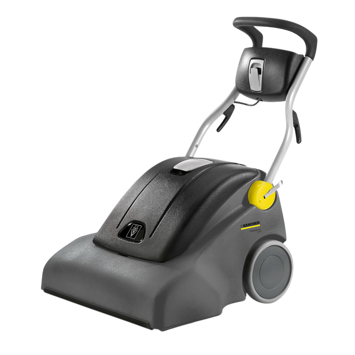 Commercial wide area vacuum with large cleaning head and powerful suction