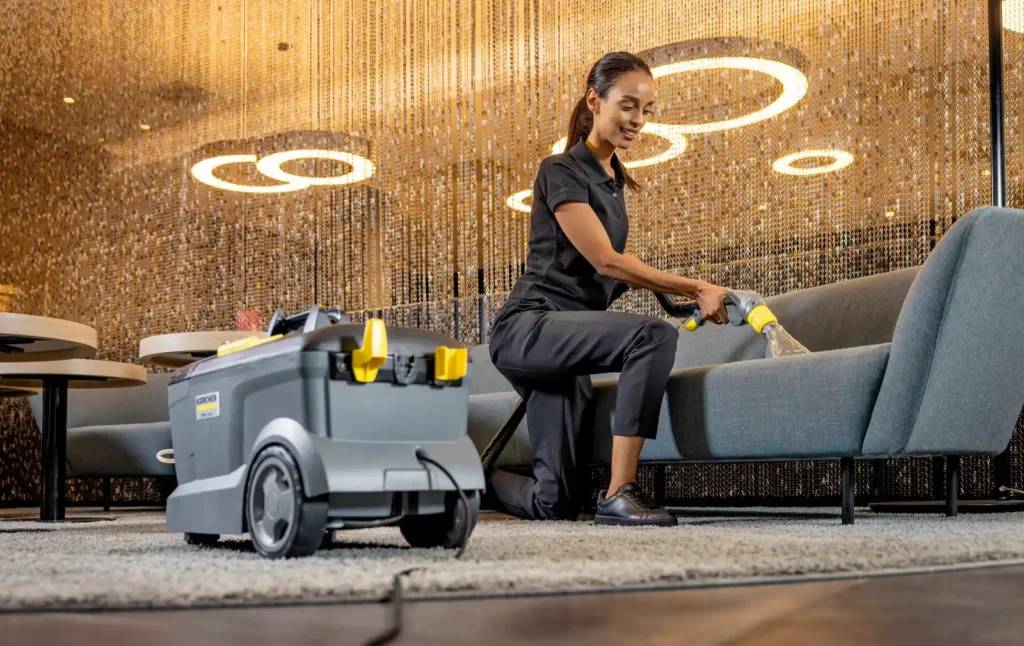 How to use a Kärcher carpet cleaner step-by-step