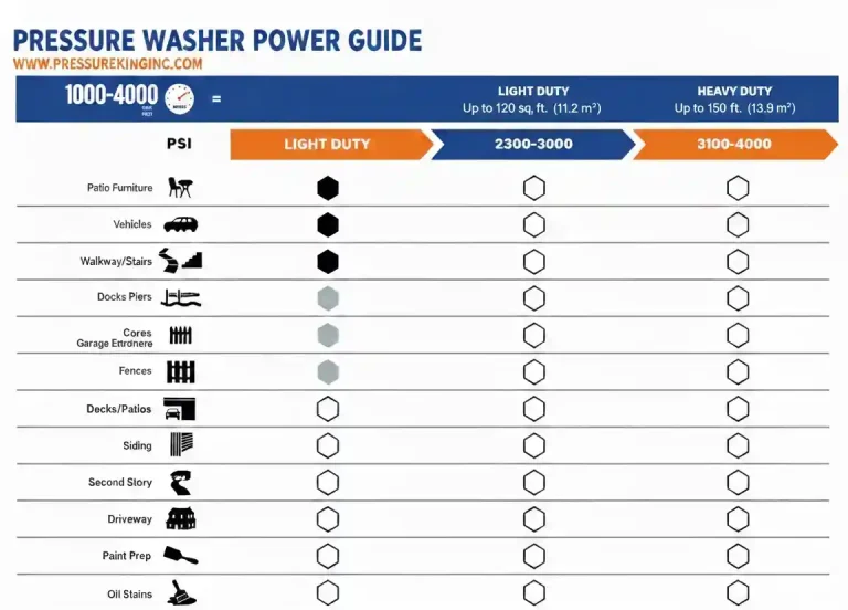 How Much PSI Do I Need For Different Cleaning Projects