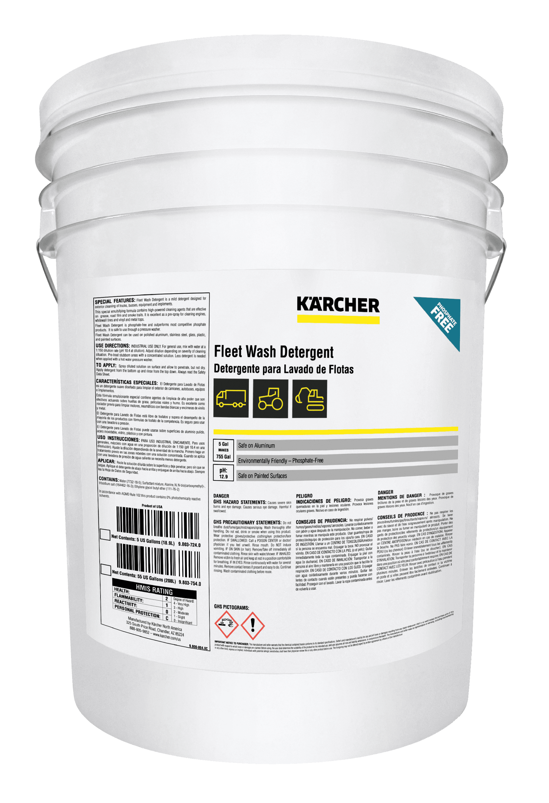 Karchers Fleet Wash pressuere washer Detergent