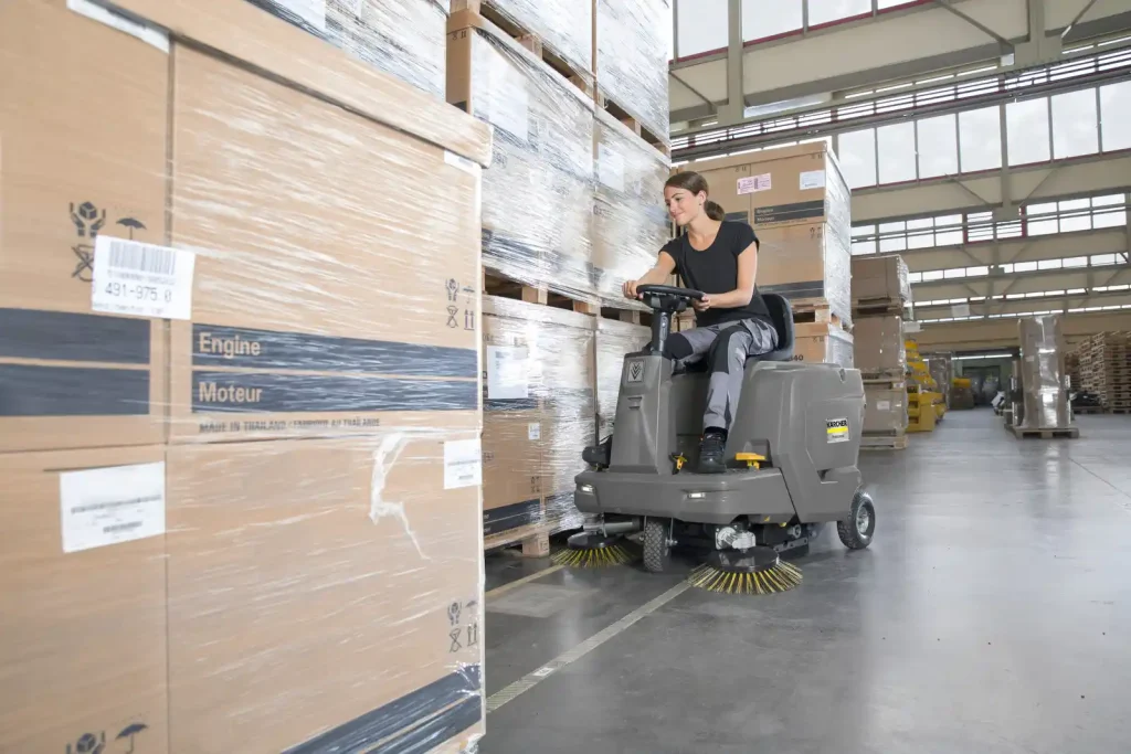 Battery-Powered vs. Propane Industrial Sweepers