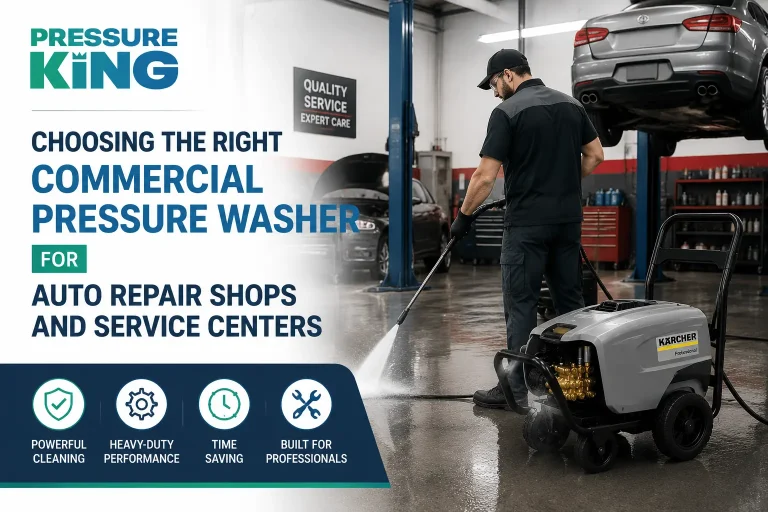 Choosing the Right Commercial Pressure Washer for Auto Repair Shops and Service Centers