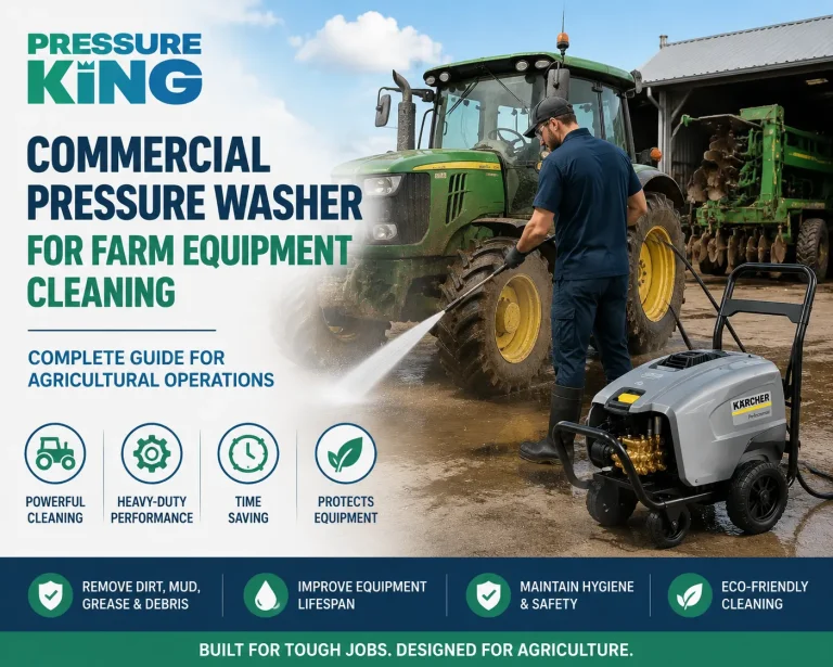 Commercial Pressure Washer for Farm Equipment Cleaning: Complete Guide for Agricultural Operations