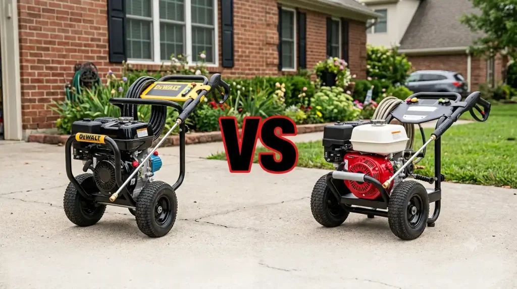 DeWalt vs Simpson Pressure Washer: Which One Is Right for Your Cleaning Jobs?